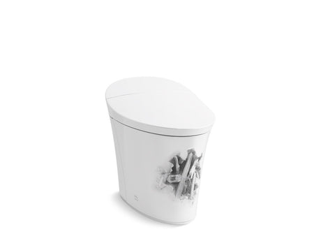 Landshapes® by Daniel Arsham One-piece elongated smart toilet, dual-flush