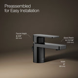 Parallel® Low single-handle bathroom sink faucet, 1.2 gpm