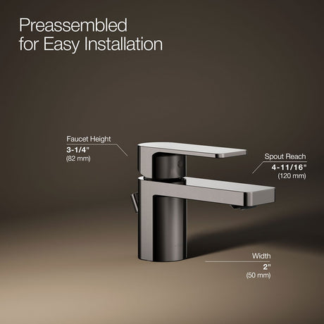 Parallel® Low single-handle bathroom sink faucet, 1.2 gpm