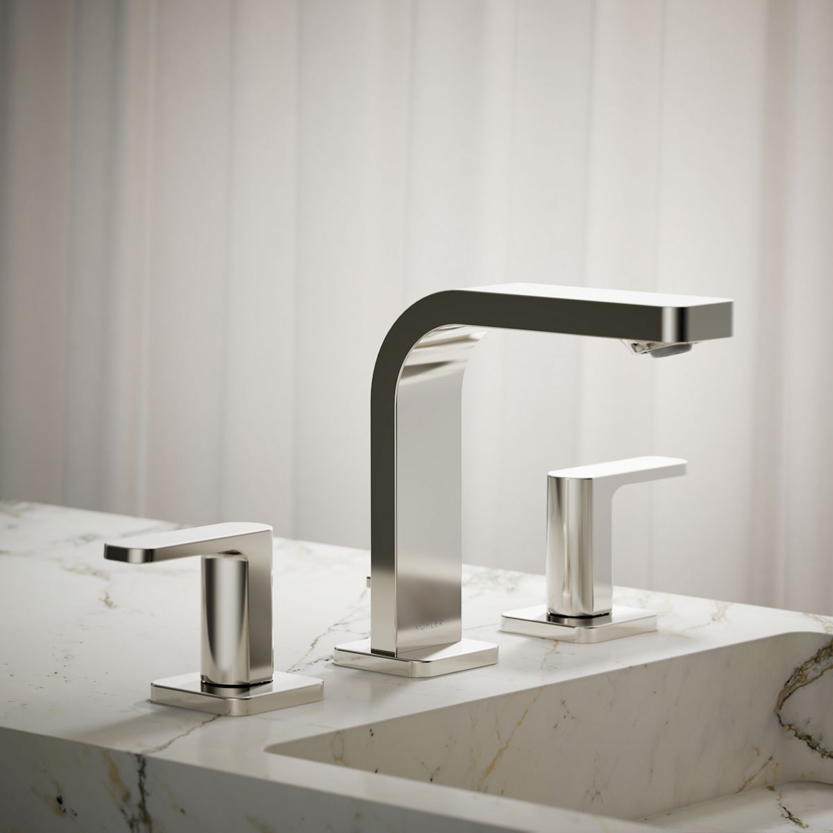 Parallel® Widespread bathroom sink faucet, 1.0 gpm
