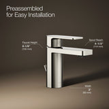 Parallel® Single-handle bathroom sink faucet, 1.0 gpm