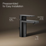 Parallel® Single-handle bathroom sink faucet, 1.0 gpm