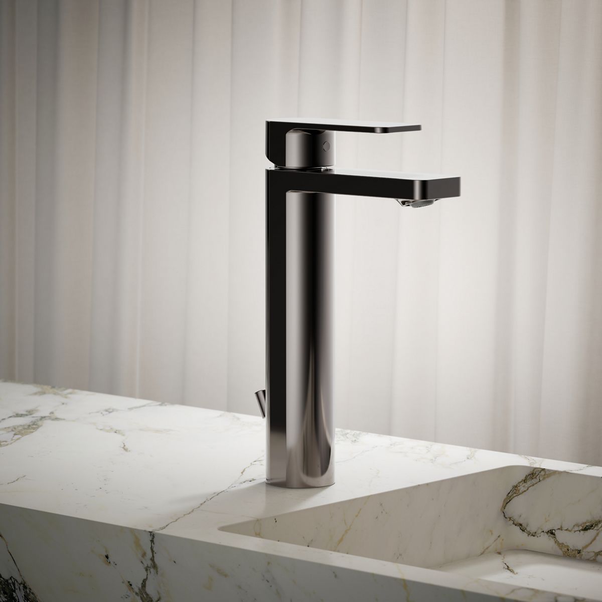 Parallel® Tall single-handle bathroom sink faucet, 1.2 gpm