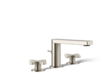 Composed® Widespread bathroom sink faucet with Cross handles, 1.2 gpm