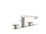 Composed® Widespread bathroom sink faucet with Cross handles, 1.2 gpm