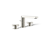 Composed® Widespread bathroom sink faucet with Cross handles, 1.2 gpm