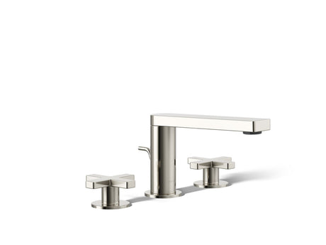 Composed® Widespread bathroom sink faucet with Cross handles, 1.2 gpm