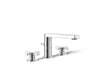 Composed® Widespread bathroom sink faucet with Cross handles, 1.2 gpm