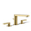 Composed® Widespread bathroom sink faucet with Lever handles, 1.2 gpm