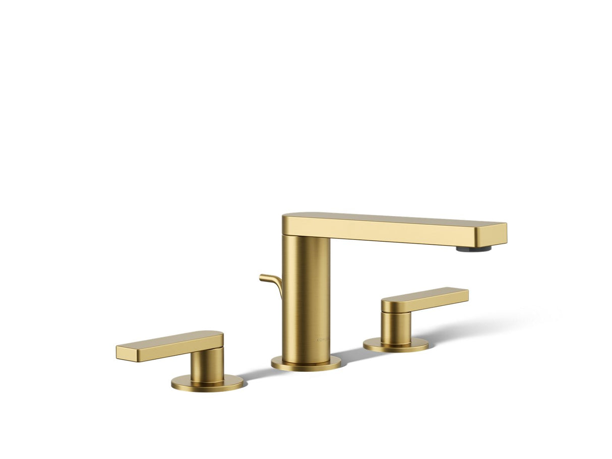 Composed® Widespread bathroom sink faucet with Lever handles, 1.2 gpm