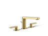 Composed® Widespread bathroom sink faucet with Lever handles, 1.2 gpm