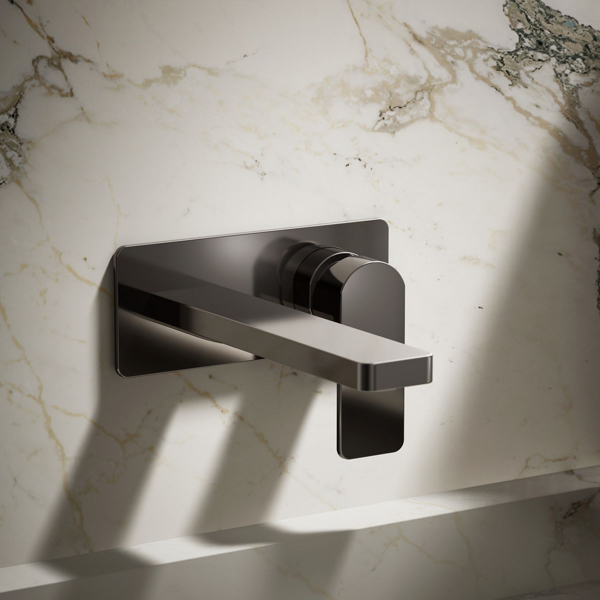 Parallel® Wall-mount single-handle bathroom sink faucet, 1.2 gpm