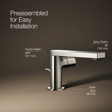 Composed® Single-handle bathroom sink faucet with Cylindrical handle, 1.2 gpm