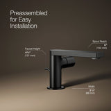 Composed® Single-handle bathroom sink faucet with Cylindrical handle, 1.2 gpm