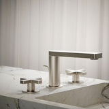 Composed® Widespread bathroom sink faucet with Cross handles, 1.2 gpm