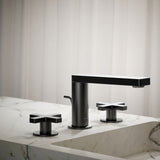 Composed® Widespread bathroom sink faucet with Cross handles, 1.2 gpm