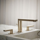Composed® Widespread bathroom sink faucet with Lever handles, 1.2 gpm