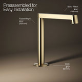 Components® Bathroom sink faucet spout with Row design, 1.2 gpm