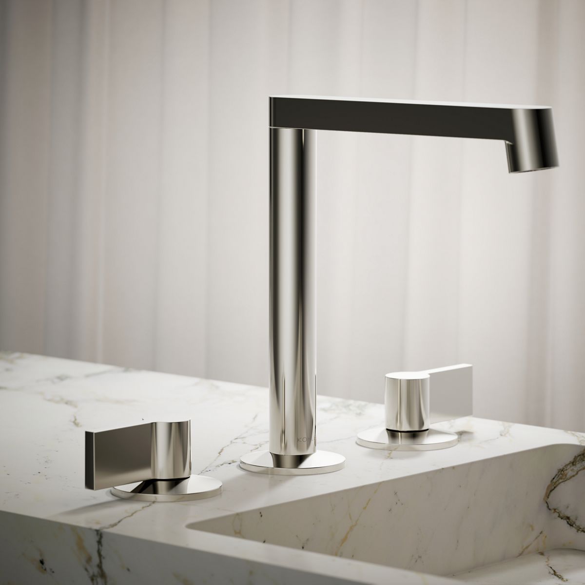 Components® Bathroom sink faucet spout with Row design, 1.2 gpm