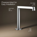 Components® Bathroom sink faucet spout with Row design, 1.2 gpm