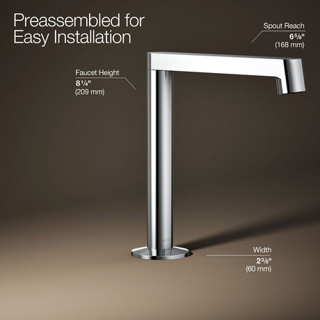 Components® Bathroom sink faucet spout with Row design, 1.2 gpm