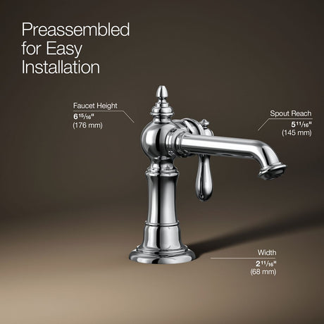 Artifacts® Single-handle bathroom sink faucet, 1.2 gpm