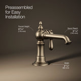 Artifacts® Single-handle bathroom sink faucet, 1.2 gpm