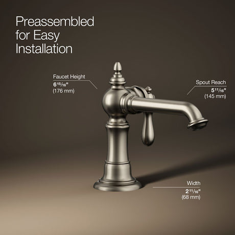 Artifacts® Single-handle bathroom sink faucet, 1.2 gpm