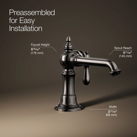 Artifacts® Single-handle bathroom sink faucet, 1.2 gpm