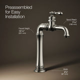 Artifacts® Gentleman's® Single-handle bathroom sink faucet, 1.2 gpm
