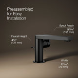 Composed® Single-handle bathroom sink faucet with Lever handle, 1.2 gpm