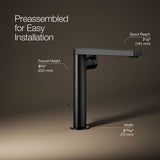 Composed® Tall single-handle bathroom sink faucet with Lever handle, 1.2 gpm