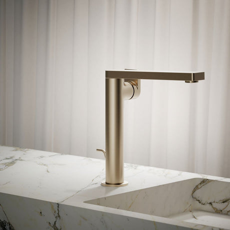 Composed® Tall single-handle bathroom sink faucet with Lever handle, 1.2 gpm