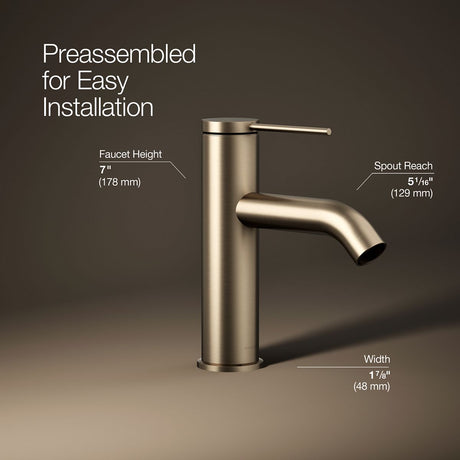 Components® Single-handle bathroom sink faucet, 1.2 gpm
