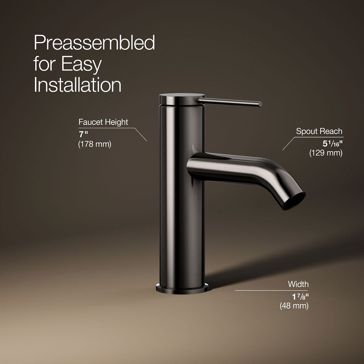 Components® Single-handle bathroom sink faucet, 1.2 gpm