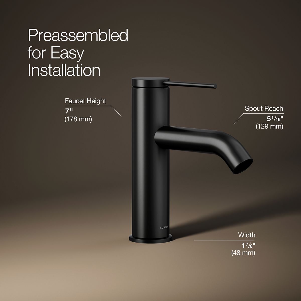 Components® Single-handle bathroom sink faucet, 1.2 gpm