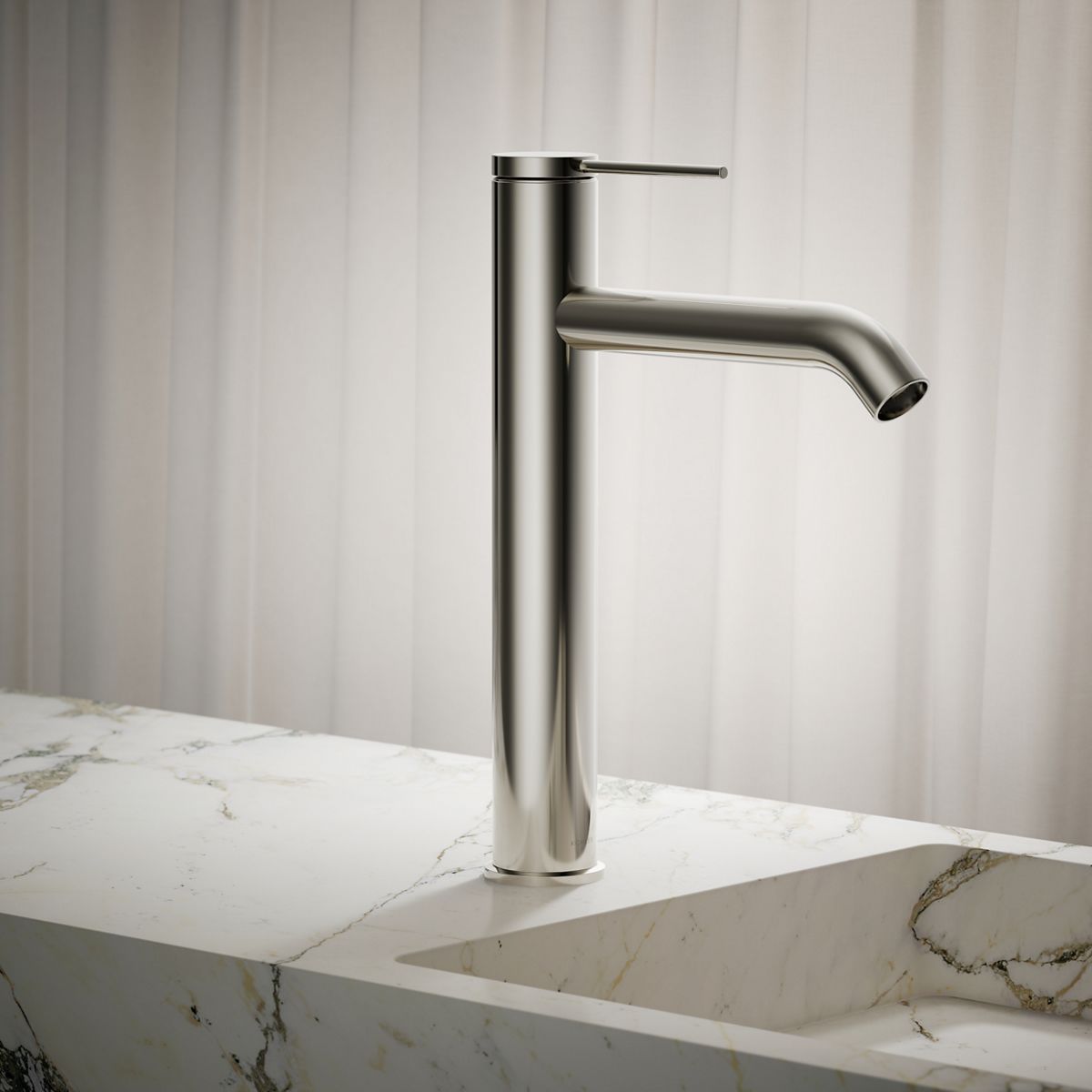 Components® Tall single-handle bathroom sink faucet, 1.2 gpm