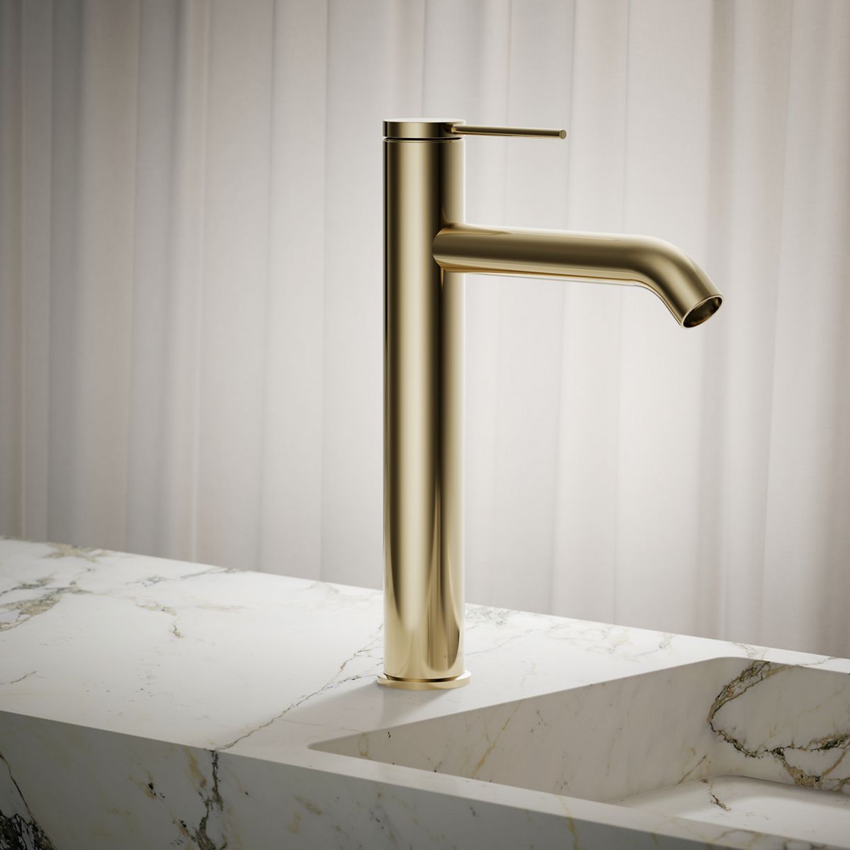 Components® Tall single-handle bathroom sink faucet, 1.2 gpm