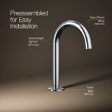 Components® Bathroom sink faucet spout with Tube design, 1.2 gpm