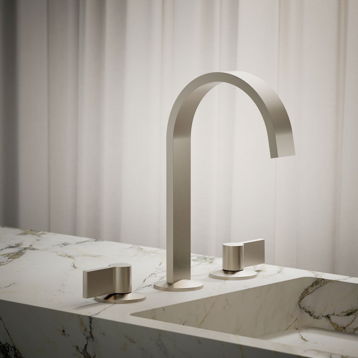 Components® Bathroom sink faucet spout with Ribbon design, 1.2 gpm