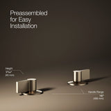 Components® Lever bathroom sink faucet handles