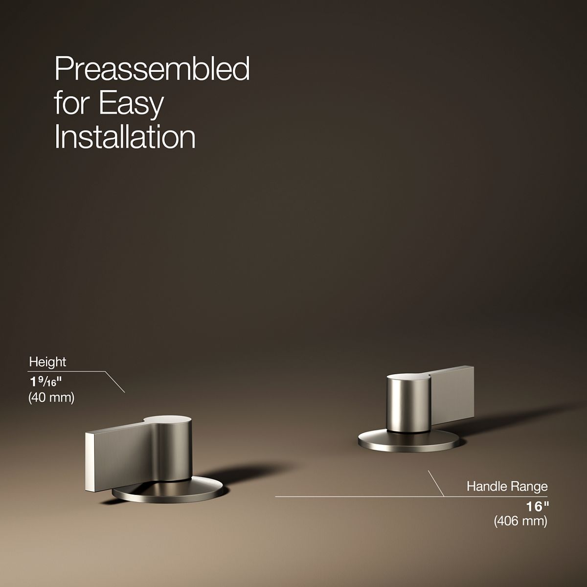 Components® Lever bathroom sink faucet handles