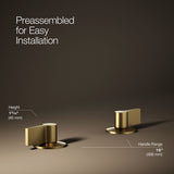Components® Lever bathroom sink faucet handles