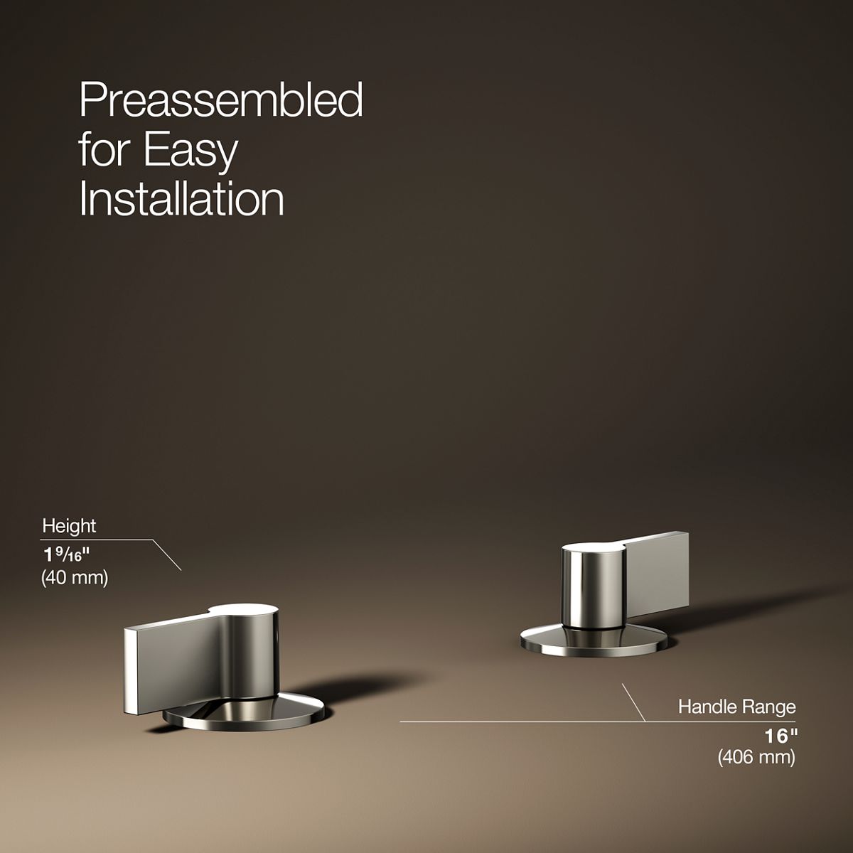 Components® Lever bathroom sink faucet handles
