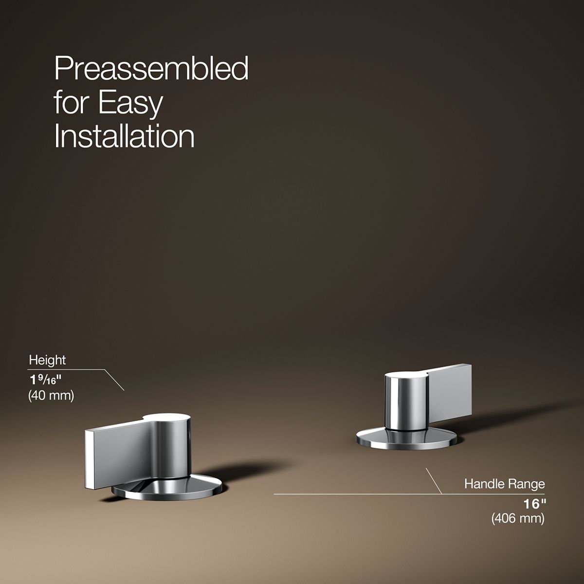 Components® Lever bathroom sink faucet handles