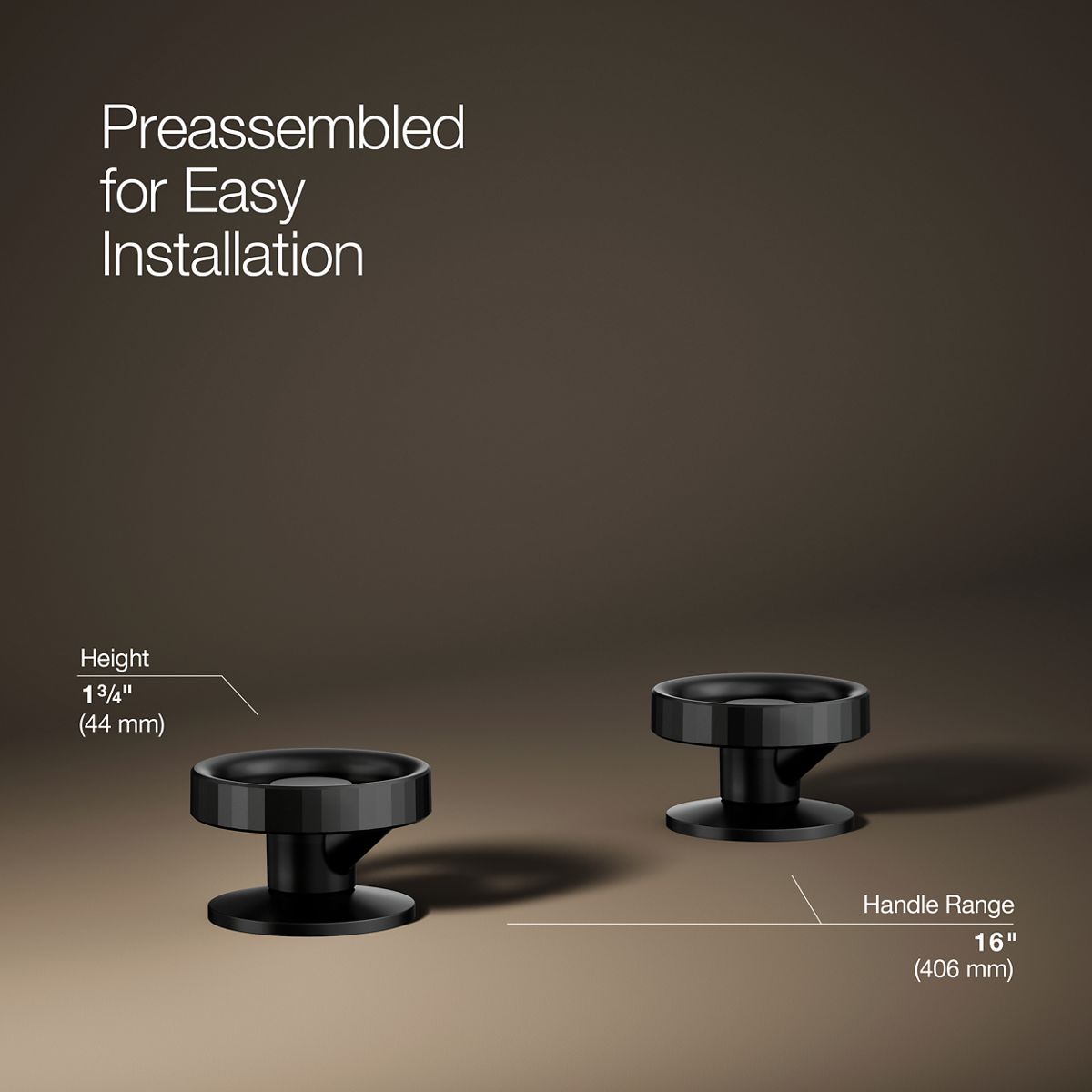 Components® Industrial bathroom sink faucet handles