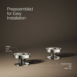 Components® Industrial bathroom sink faucet handles