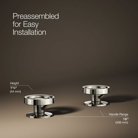 Components® Industrial bathroom sink faucet handles
