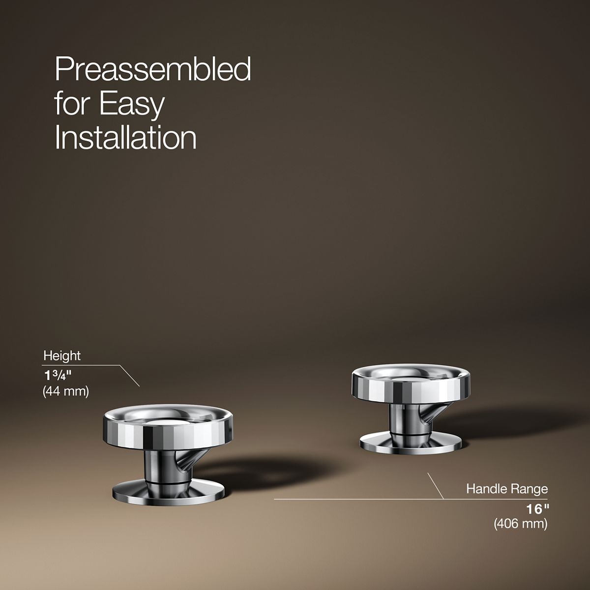 Components® Industrial bathroom sink faucet handles