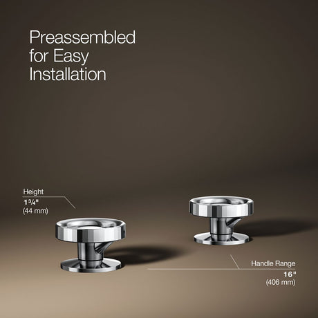 Components® Industrial bathroom sink faucet handles